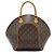 Louis Vuitton Vintage Monogram Canvas Ellipse MM Handtasche Satchel Bag Braun - Ansicht 2