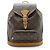 Louis Vuitton Vintage Monogram Canvas Montsouris MM Rucksack Braun