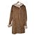 Autre Marque Abrigo con capucha de faux shearling BEAUTY&YOUTH UNITED ARROWS Castaño