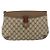 Borsa GUCCI GG Supreme Web Sherry Line in PVC beige e oro 904 02 020 Autentica BA7124 - vista 13