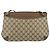 Borsa GUCCI GG Supreme Web Sherry Line in PVC beige e oro 904 02 020 Autentica BA7124 - vista 2