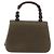Bolso de mano GUCCI Bamboo en piel caqui y oro, auténtico, código de artículo ep11339. - vista 2