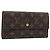 LOUIS VUITTON Monogram Portefeuille International Wallet M61217 LV