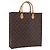 LOUIS VUITTON Monogram Sac Plat Hand Bag M51140 LV