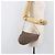 Christian Dior Trotter Canvas Saddle Pouch Brown Gold Tone - vista 21