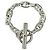 Hermès HERMES Chaine d'Ancre Bracciale con Charms in Argento 13-Link