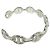 Hermès Bracelet Jonc Hermes Enchainée Argent Argenté - vue 5