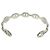 Hermès Bracelet Jonc Hermes Enchainée Argent Argenté - vue 6