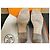 Hermès Oran flache Sandalen aus grünem Leder - Ansicht 3