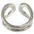 Hermès Hermes Lima PM Silver Band Ring Silvery - view 6