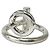 Ring Hermès Bague anneau Hermes Echappé Argenté - vue 6