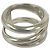 Autre Marque Anello Tiffany Vintage Diagonal Band Ring Argento - vista 4