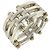 Autre Marque Bague Tiffany Vintage Gate Argenté Doré