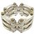 Autre Marque Bague Tiffany Vintage Gate Argenté Doré - vue 5