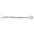 Autre Marque Bracciale Tiffany Vintage Heart Arrow Argento - vista 6