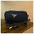 Bolsa de pulso Prada em nylon azul - vista 13