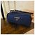 Bolsa de pulso Prada em nylon azul - vista 8