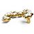 Broche Chanel Coco Mark de strass y perlas eco en forma de estrella Blanco - vista 4