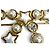 Broche Chanel Coco Mark de strass y perlas eco en forma de estrella Blanco - vista 6