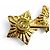 Broche Chanel Coco Mark de strass y perlas eco en forma de estrella Blanco - vista 7
