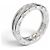 Bulgari Anel Bvlgari B.zero1 de 1 banda em ouro branco Dourado