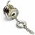Bulgari Bvlgari B.zero1 Charm-Armband aus 18K Weißgold Golden - Ansicht 2