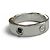 Bague Anneau Cartier en Or Blanc et Saphir Doré