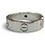 Bague Anneau Cartier en Or Blanc et Saphir Doré - vue 4