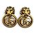 Orecchini a clip Gucci GG Marmont Lion Head D'oro