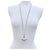 Collana Vivienne Westwood Orb Small Howlite Argento Bianco - vista 2