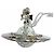 Collana Vivienne Westwood Orb Small Howlite Argento Bianco - vista 3