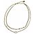 Collar doble Christian Dior DIOR Petit CD Dorado