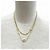 Collar doble Christian Dior DIOR Petit CD Dorado - vista 2