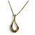 Autre Marque Collier pendentif Tiffany Open Teardrop Doré