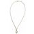 Autre Marque Collier pendentif Tiffany Open Teardrop Doré - vue 5