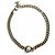Chanel B22S Strass Coco Mark Eco Pearl Choker Halskette Weiß Golden