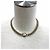 Chanel B22S Strass Coco Mark Eco Pearl Choker Halskette Weiß Golden - Ansicht 3