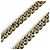 Chanel B22S Strass Coco Mark Eco Pearl Choker Halskette Weiß Golden - Ansicht 8