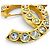 Spilla strass Chanel P22A Médie d'Art Collection D'oro - vista 6