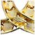 Spilla strass Chanel P22A Médie d'Art Collection D'oro - vista 7