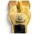 Orecchini Chanel B24 Coco Mark Eco Pearl Black Line Nero D'oro - vista 5