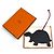 Hermès Petit H GM Red Navy Leather Turtle Bag Charm Rosso Blu navy - vista 2