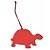 Hermès Petit H GM Red Navy Leather Turtle Bag Charm Rosso Blu navy - vista 5