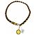 Chanel Vintage Kettengürtel mit Metall-Logo Schwarz Golden - Ansicht 4