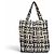 Hermès Bolso Tote HERMES Silky Pop Bolduc Check Leather Buffle Skipper Negro