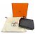 Hermès Bolso Tote HERMES Silky Pop Bolduc Check Leather Buffle Skipper Negro - vista 3