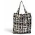Hermès Bolso Tote HERMES Silky Pop Bolduc Check Leather Buffle Skipper Negro - vista 4