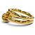 Céline Anillo de Doble Banda Knot en Oro Celine Dorado - vista 3