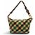 Miu Miu 5NE841 Spirit Gabardine Pouch Marrone Verde - vista 3