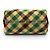 Miu Miu 5NE841 Spirit Gabardine Pouch Marrone Verde - vista 5
